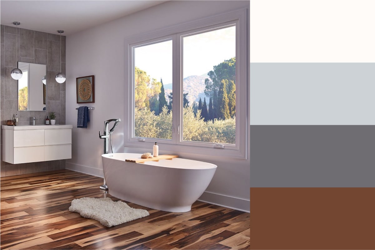 bathroom color palette idea