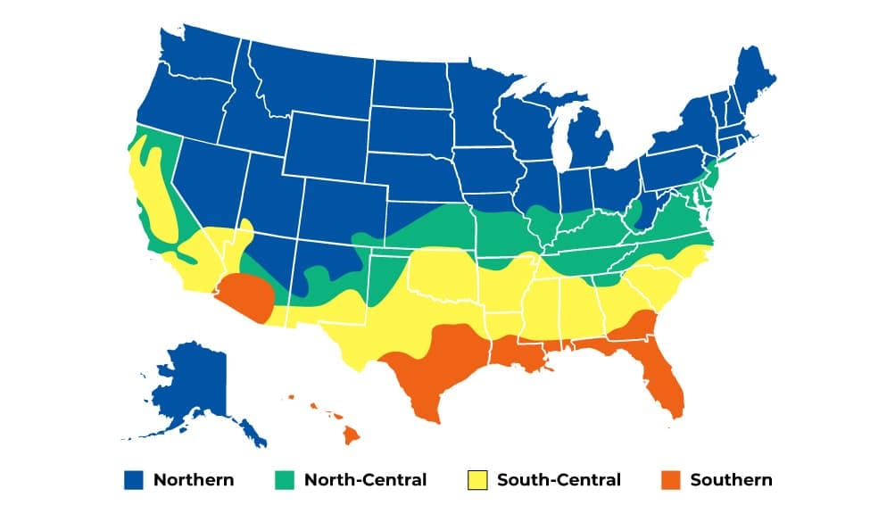 us climate map